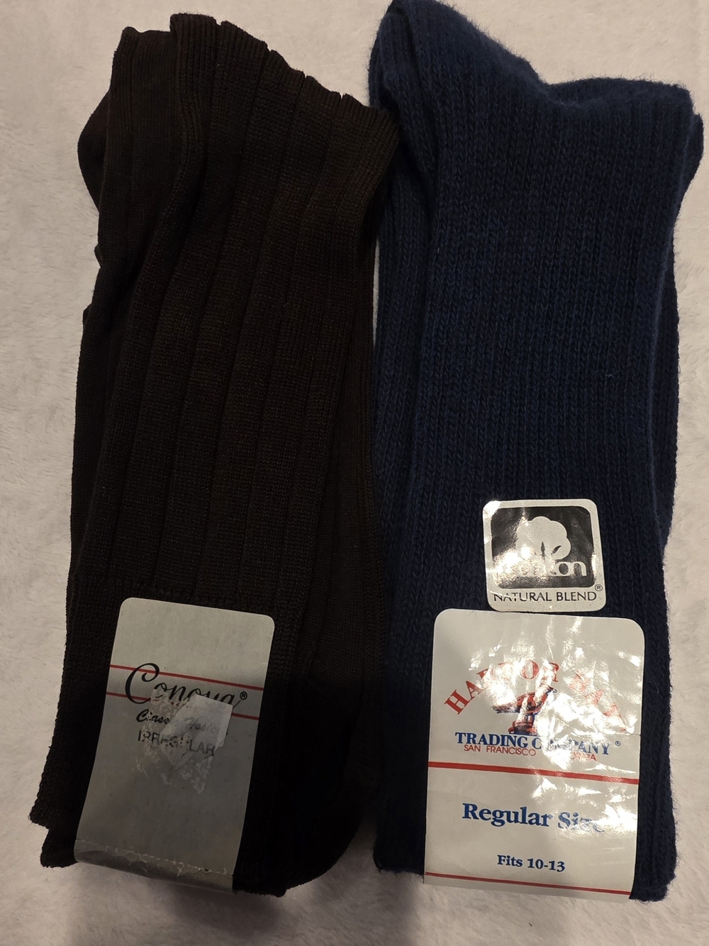 Vintage Harbor Bay & Conway Men’s Dress Socks Size 10-13 Made in USA